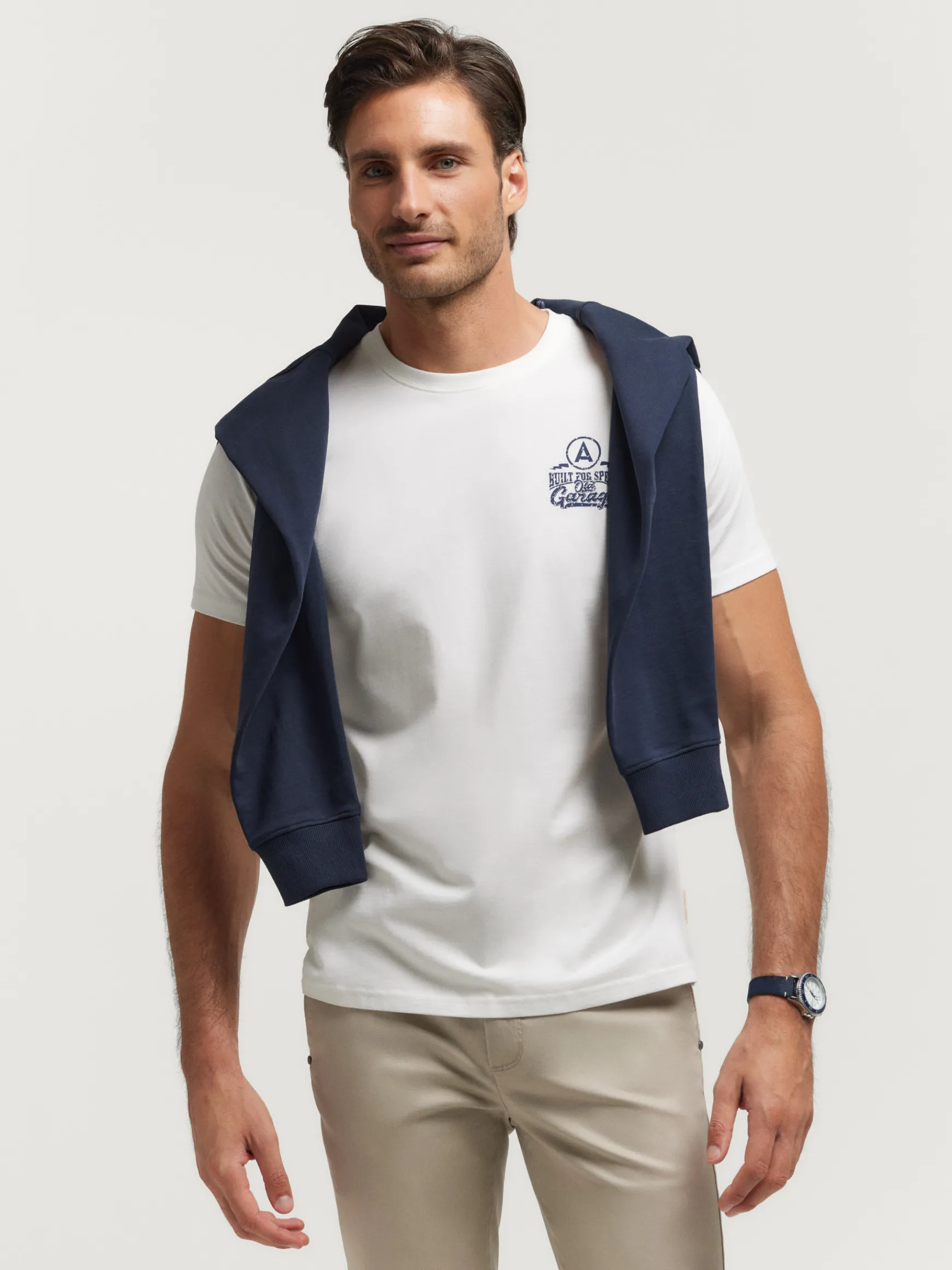 Alvaro Moreno Teen|Camisetas|CAMISETA GARAGE Blanco