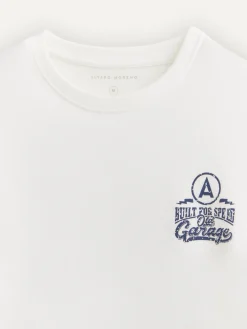 Alvaro Moreno Teen|Camisetas|CAMISETA GARAGE Blanco