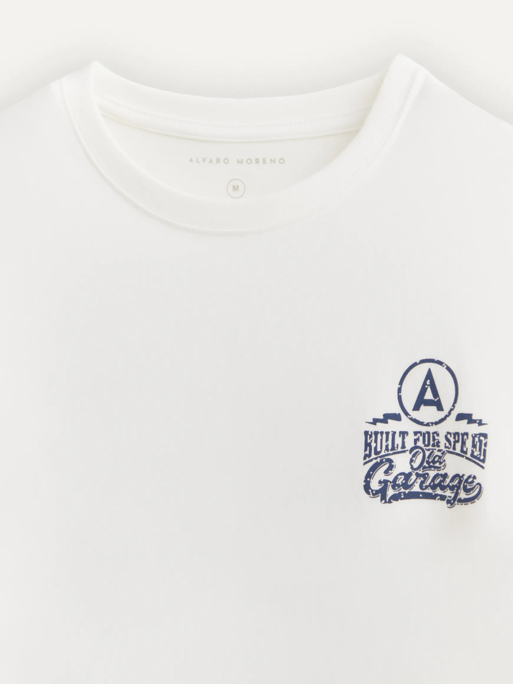Alvaro Moreno Teen|Camisetas|CAMISETA GARAGE Blanco