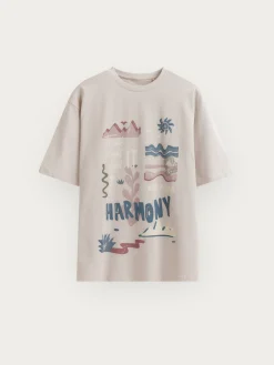 Alvaro Moreno Teen|Camisetas|CAMISETA HARMONY Beige