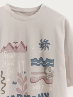 Alvaro Moreno Teen|Camisetas|CAMISETA HARMONY Beige