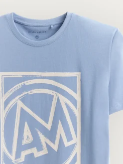 Alvaro Moreno Teen|Camisetas|CAMISETA LOGO Azul