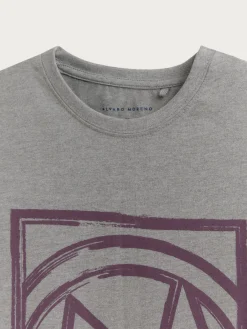 Alvaro Moreno Teen|Camisetas|CAMISETA LOGO Gris