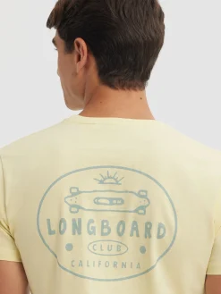 Alvaro Moreno Camisetas|CAMISETA LONGBOARD Amarillo