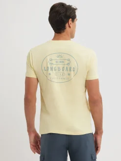 Alvaro Moreno Camisetas|CAMISETA LONGBOARD Amarillo