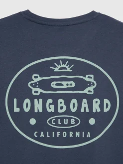 Alvaro Moreno Camisetas|CAMISETA LONGBOARD Azul Marino