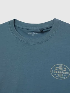 Alvaro Moreno Camisetas|CAMISETA LONGBOARD KIDS Azul