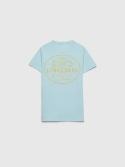 Alvaro Moreno Camisetas|CAMISETA LONGBOARD KIDS Verde Agua