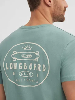 Alvaro Moreno Camisetas|CAMISETA LONGBOARD Verde