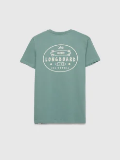 Alvaro Moreno Camisetas|CAMISETA LONGBOARD Verde