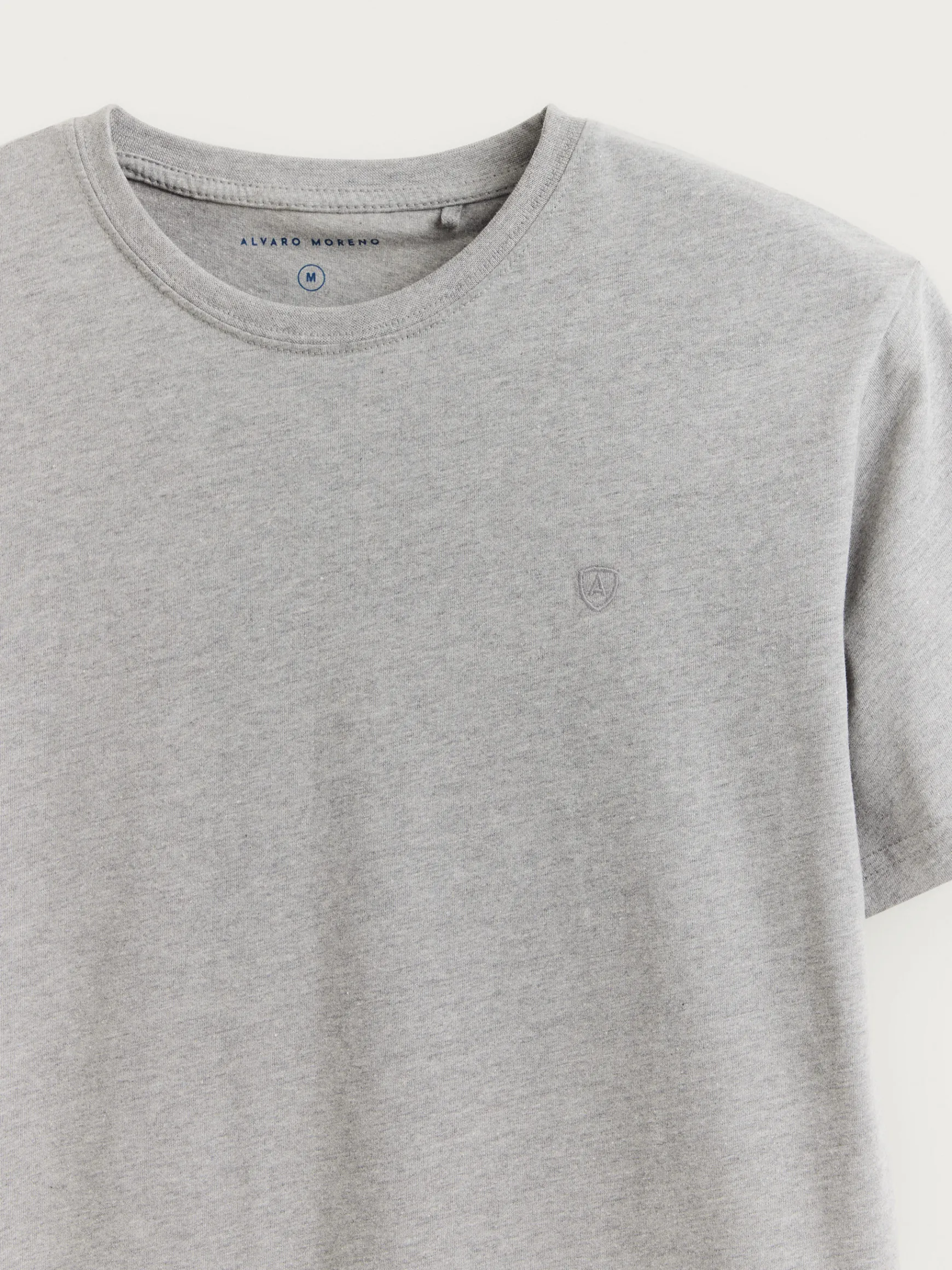 Alvaro Moreno Camisetas|CAMISETA MELANGE Gris