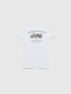 Alvaro Moreno Camisetas|CAMISETA MOTOR KIDS Blanco