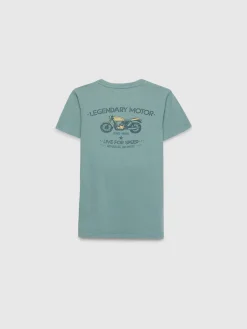 Alvaro Moreno Camisetas|CAMISETA MOTOR KIDS Verde