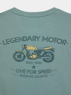 Alvaro Moreno Camisetas|CAMISETA MOTOR KIDS Verde