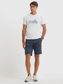 Alvaro Moreno Camisetas|CAMISETA MOTORCYCLE Blanco