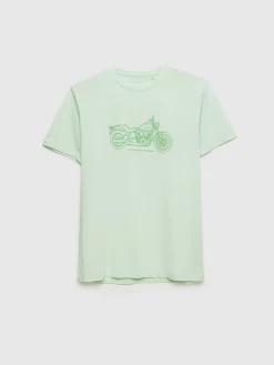 Alvaro Moreno Camisetas|CAMISETA MOTORCYCLE Verde