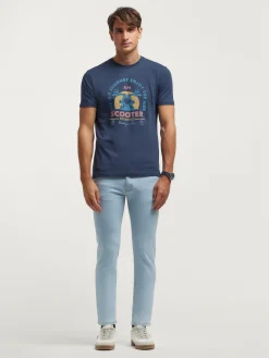 Alvaro Moreno Camisetas|CAMISETA SCOOTER Azul Marino