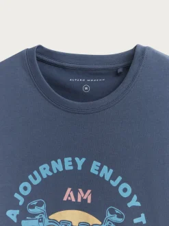 Alvaro Moreno Camisetas|CAMISETA SCOOTER Azul Marino