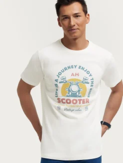 Alvaro Moreno Camisetas|CAMISETA SCOOTER Blanco