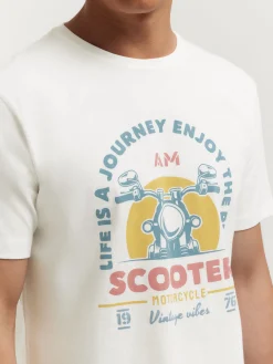 Alvaro Moreno Camisetas|CAMISETA SCOOTER Blanco