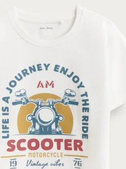 Alvaro Moreno Camisetas|CAMISETA SCOOTER KIDS Blanco