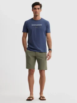 Alvaro Moreno Camisetas|CAMISETA SKATEBOARD Azul Marino
