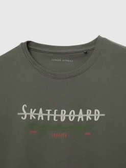 Alvaro Moreno Camisetas|CAMISETA SKATEBOARD Verde