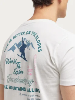 Alvaro Moreno Teen|Camisetas|CAMISETA SNOW Blanco