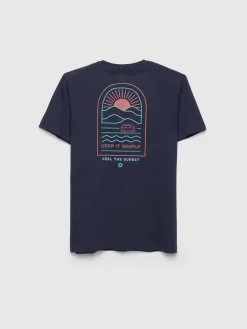 Alvaro Moreno Camisetas|CAMISETA SUNSET Azul Marino