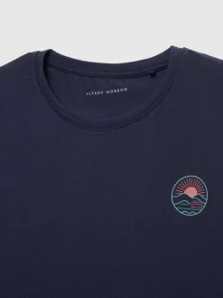 Alvaro Moreno Camisetas|CAMISETA SUNSET Azul Marino