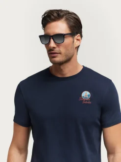 Alvaro Moreno Camisetas|CAMISETA SUNSET Azul Marino