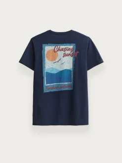 Alvaro Moreno Camisetas|CAMISETA SUNSET Azul Marino