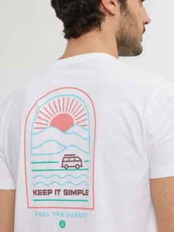 Alvaro Moreno Camisetas|CAMISETA SUNSET Blanco