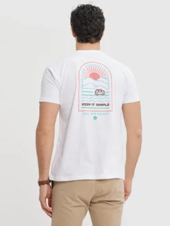 Alvaro Moreno Camisetas|CAMISETA SUNSET Blanco