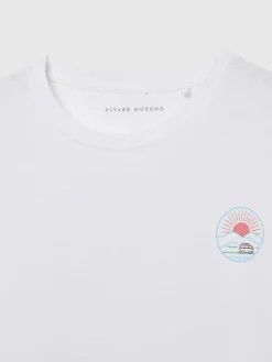 Alvaro Moreno Camisetas|CAMISETA SUNSET Blanco