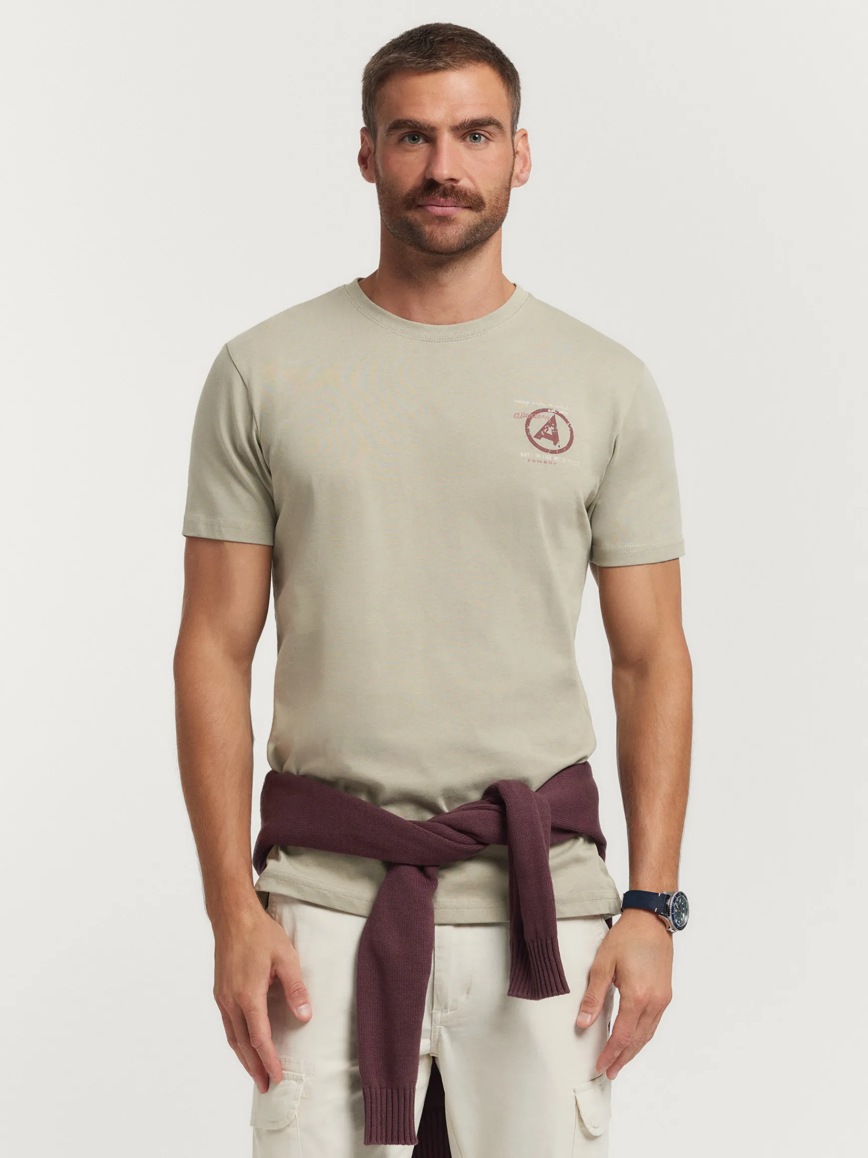 Alvaro Moreno Camisetas|CAMISETA WESTERN Verde