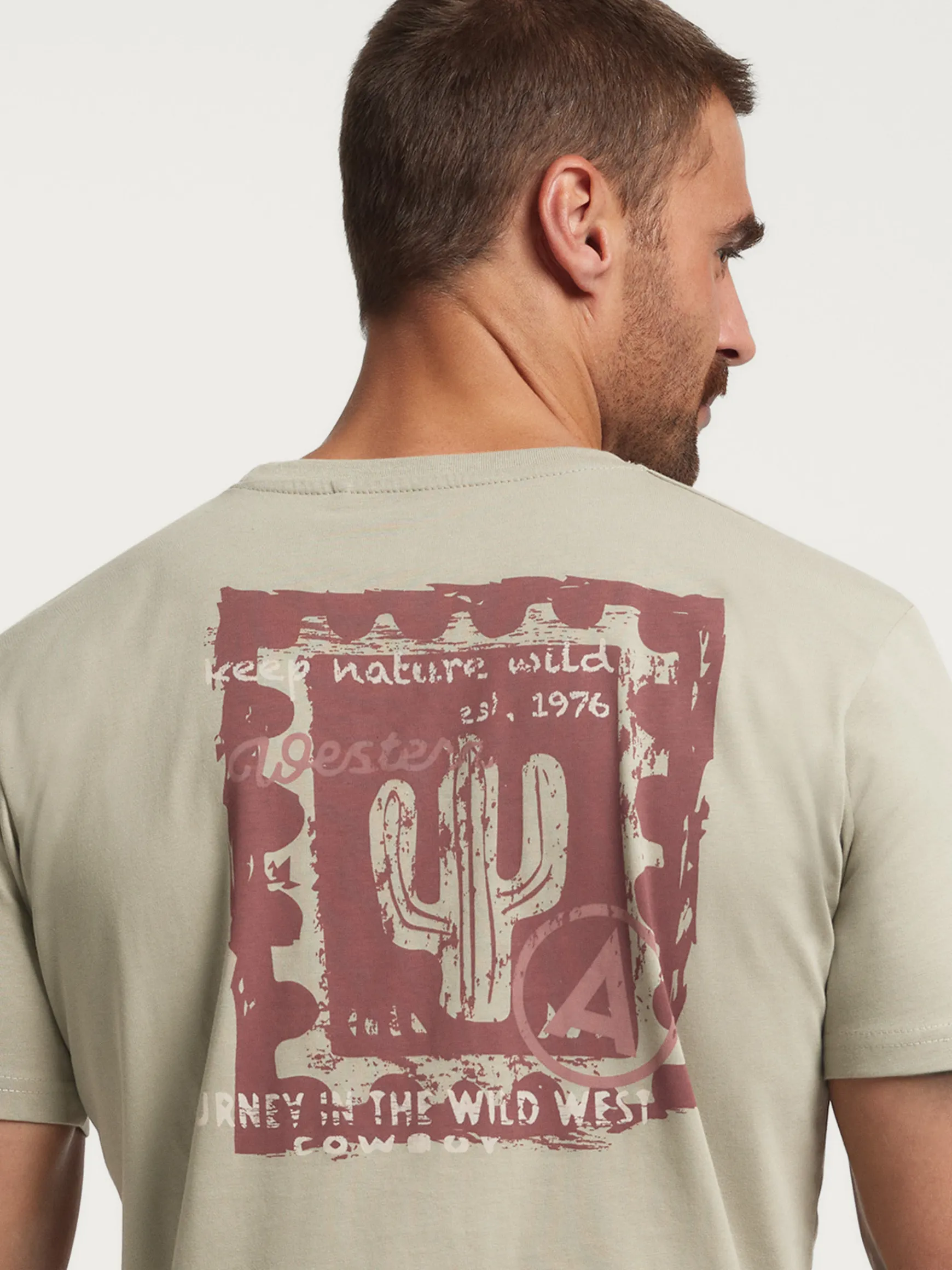 Alvaro Moreno Camisetas|CAMISETA WESTERN Verde