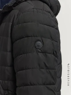 Alvaro Moreno Cazadoras Y Parkas|CAZADORA RATCHED REVERSIBLE | MARRÓN Azul Marino