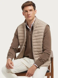 Alvaro Moreno Chalecos|CHALECO DENKER Beige
