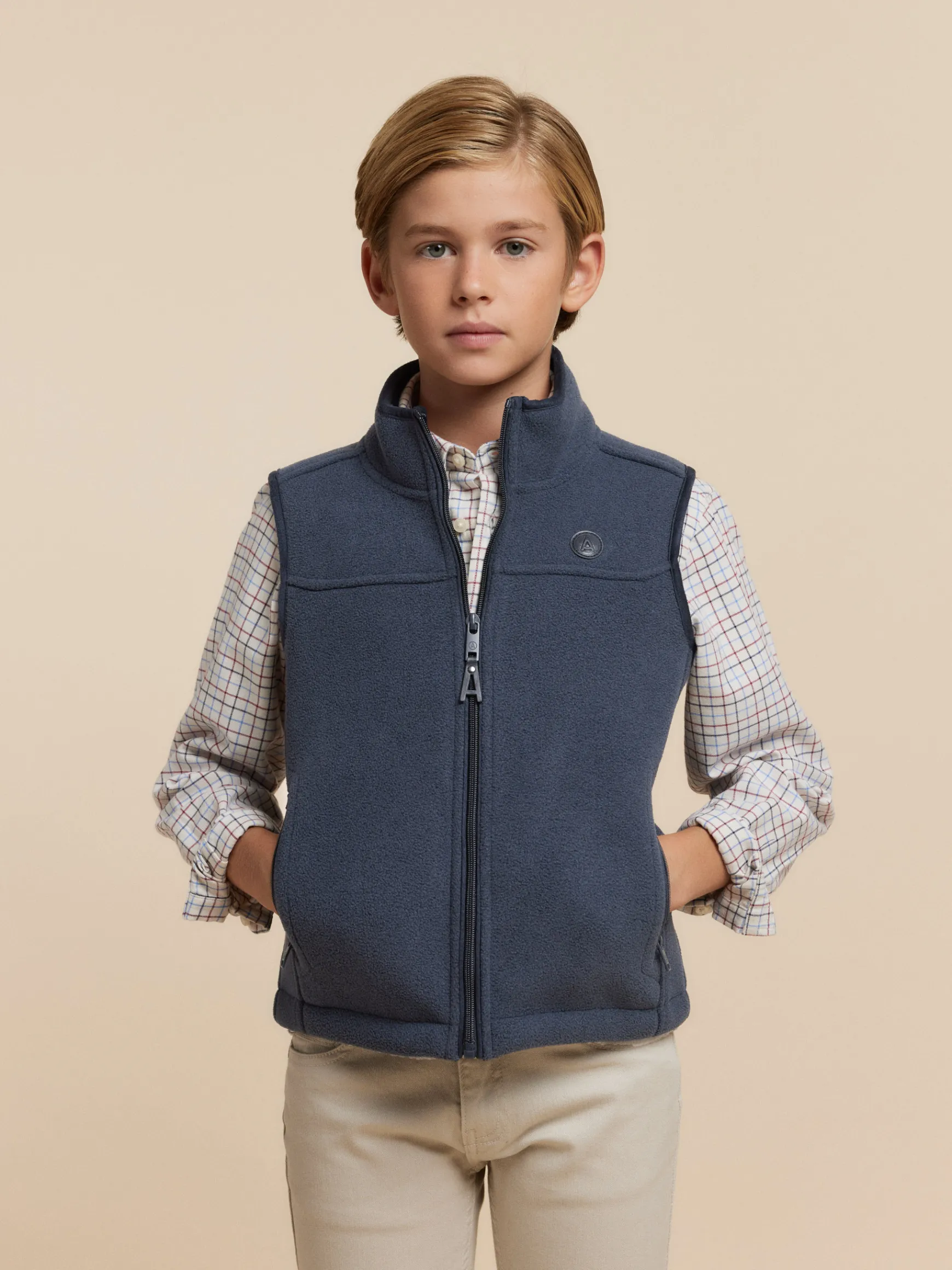 Alvaro Moreno Cazadoras Y Chalecos|CHALECO SIERRA KIDS Azul