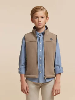Alvaro Moreno Cazadoras Y Chalecos|CHALECO SIERRA KIDS Beige