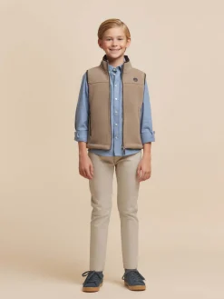 Alvaro Moreno Cazadoras Y Chalecos|CHALECO SIERRA KIDS Beige