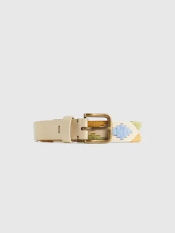 Alvaro Moreno Accesorios|CINTURON PAMPA KIDS Blanco