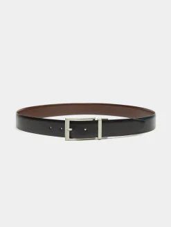 Alvaro Moreno Cinturones|CINTURON REVERSIBLE SKIN Negro