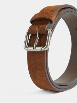 Alvaro Moreno Cinturones|CINTURON SUEDE Camel