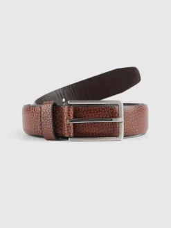 Alvaro Moreno Cinturones|CINTURON VESTIR LEATHER MARRÓN Marrón