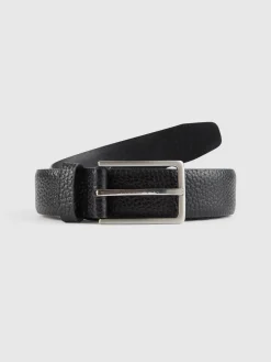 Alvaro Moreno Cinturones|CINTURON VESTIR LEATHER Negro