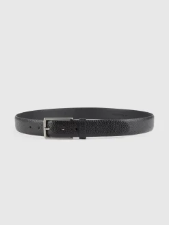 Alvaro Moreno Cinturones|CINTURON VESTIR LEATHER Negro