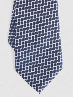 Alvaro Moreno Corbatas|Corbatas|CORBATA JACQUARD Azul Marino