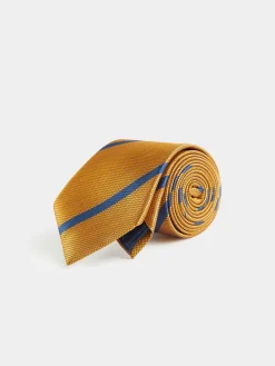 Alvaro Moreno Corbatas|Corbatas|CORBATA JACQUARD MF Amarillo
